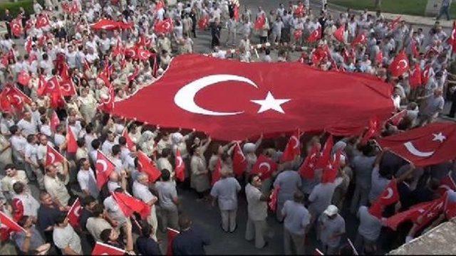 D-100 de Teröre Tepki Yürüyüşü 1