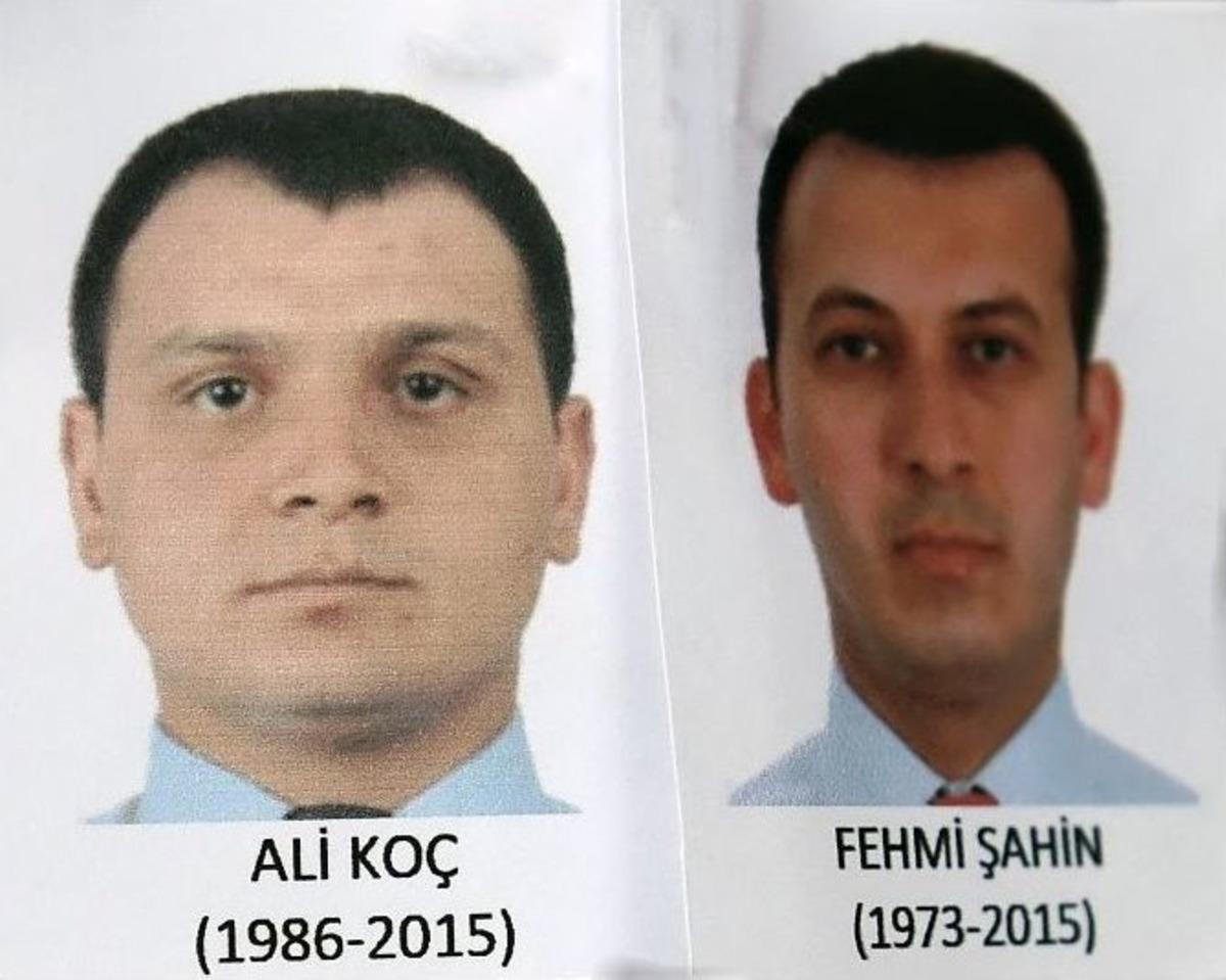 Şehit Polisler Fehmi Şahin Ve Ali Ko&ccedil; Son Yolculuğuna Uğurlandı