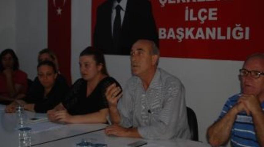 Chp &Ccedil;erkezk&ouml;y İl&ccedil;e Başkanı &Ouml;zt&uuml;rk: "siyaset İnsanların Huzuru Ve Refahı İ&ccedil;in Yapılır"