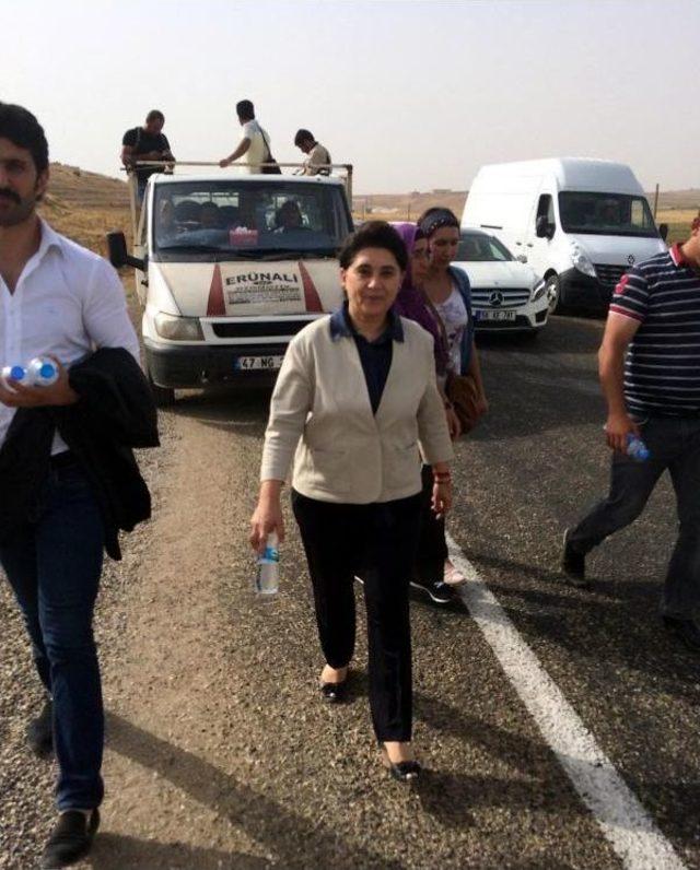 Cizre'ye Giden Demirtaş Ile Bakanların Önü Midyat'ta Kesildi (3)