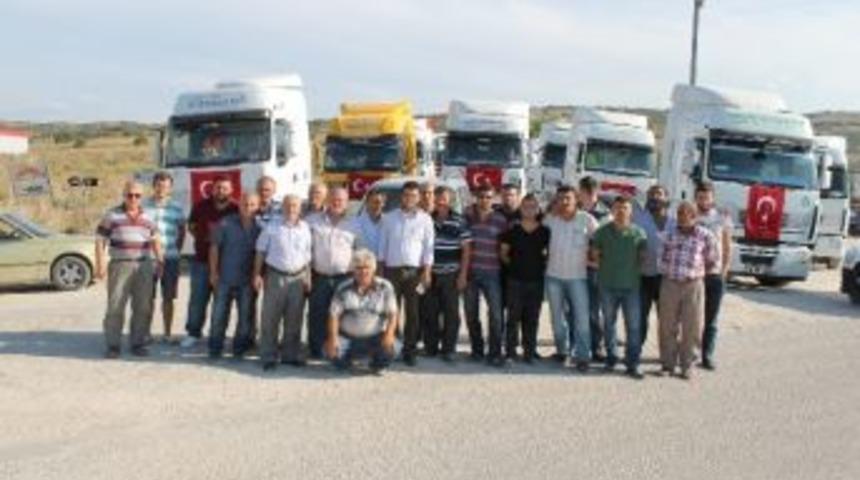 Tır&rsquo;lar İle Ter&ouml;r&uuml; Protesto Ettiler
