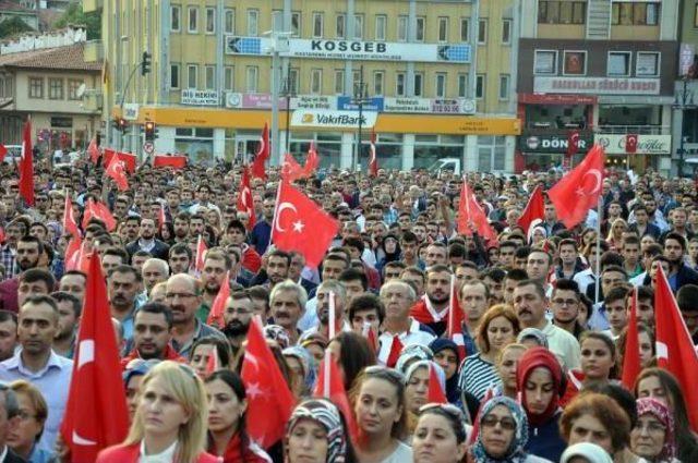 Kastamonu'da Teröre Tepki Yürüyüşü