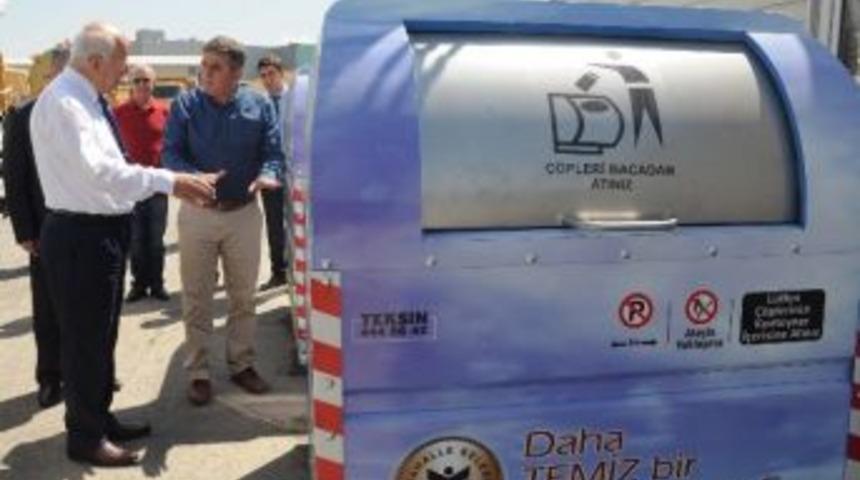 Yenimahalle&rsquo;de &Ccedil;&ouml;p Konteynerleri Yenileniyor