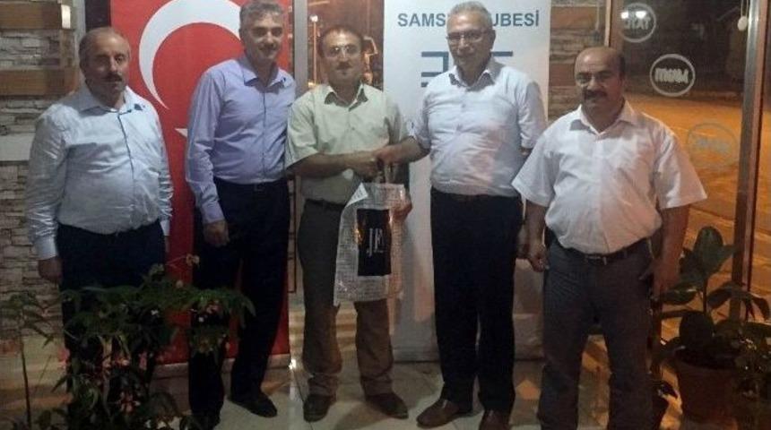Samsun B&uuml;ro Memur-sen&rsquo;den Yakakent İl&ccedil;e Temsilcisi İ&ccedil;in Veda Toplantısı