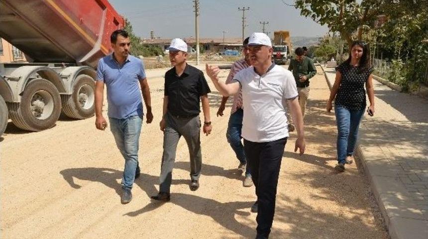 Pamukkale Belediyesi&rsquo;nden Asmalıevler Mahallesi&rsquo;ne Yeni Asfalt