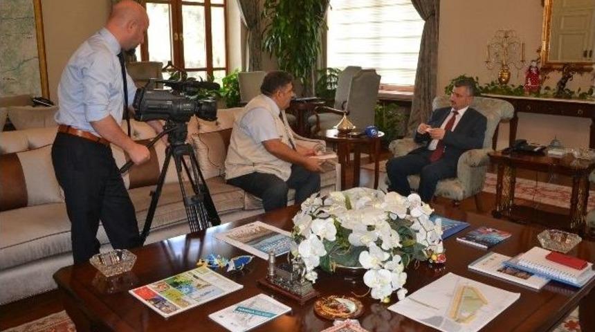 Vali Bektaş, Kanal A Televizyonunda Manisa&rsquo;yı Tanıtıyor