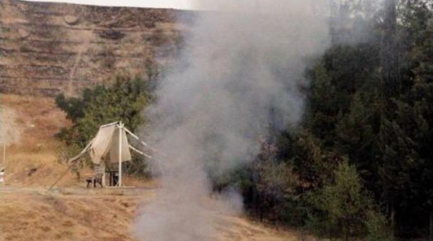 Ak&ccedil;akale'de Ele Ge&ccedil;irilen Patlayıcılar Imha Ediliyor