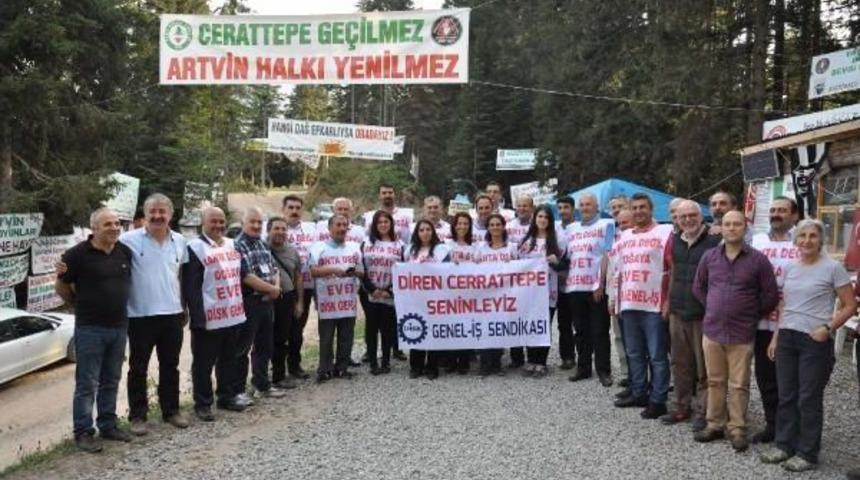 Cerattepe &rsquo;De Genel İş Sendikası N&ouml;beti Devraldı