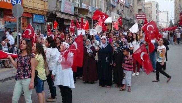 Kilis'te Teröre Tepki Yürüyüşü