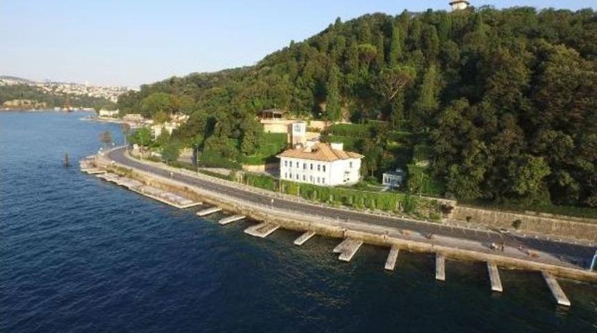 İstanbul Boğazı'nda &Ccedil;ubuklu-Kanlıca Arasına Kazıklı Yaya Yolu