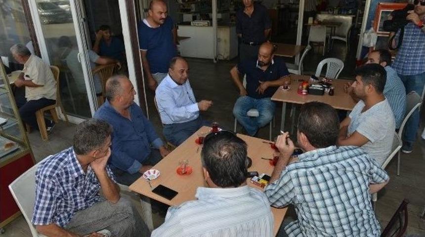 Başkan Arslan&rsquo;dan Ata Sanayi Esnafına Ziyaret