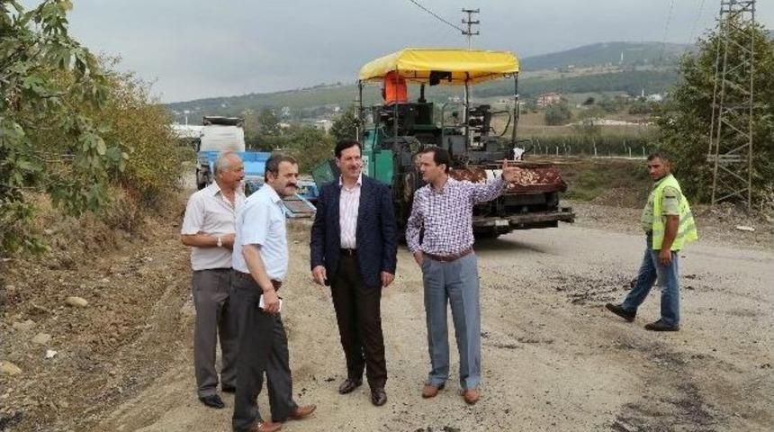 G&uuml;zeldere&rsquo;ye Bin 1800 Ton Asfalt