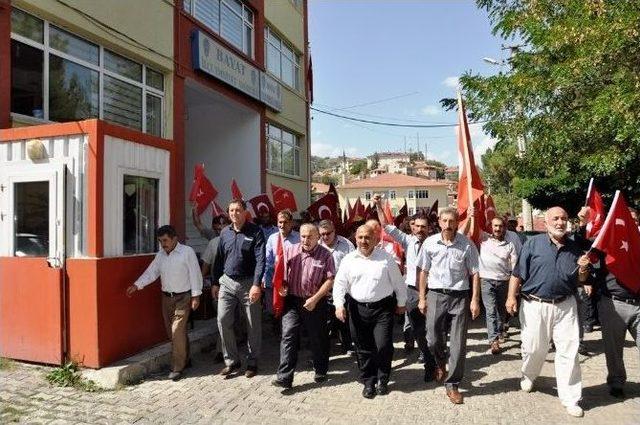 Bayat’ta Teröre Lanet Yürüyüşü