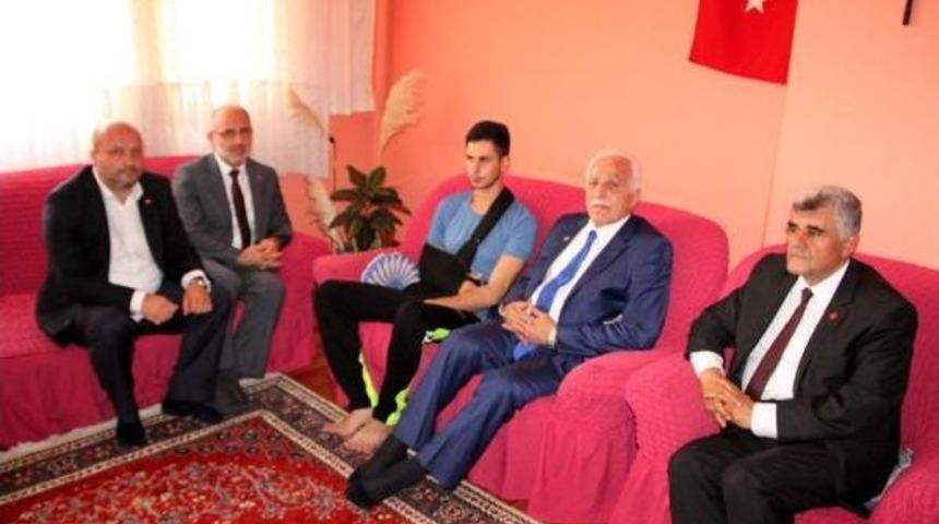 Kamalak'tan Ter&ouml;r Saldırısında Yaralanan Uzman &Ccedil;avuş'a Ziyaret