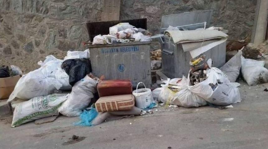 Belediye &Ccedil;&ouml;pleri Toplamadı Mudanya&rsquo;nın Sokakları &Ccedil;&ouml;pl&uuml;ğe D&ouml;nd&uuml;