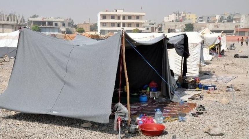 Tır Garajındaki M&uuml;lteciler İ&ccedil;in Yeni &Ccedil;adırlar Kuruldu