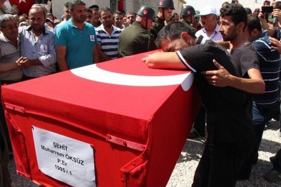 Şehit Piyade Er Muharrem &Ouml;ks&uuml;z Son Yolculuğuna Uğurlandı