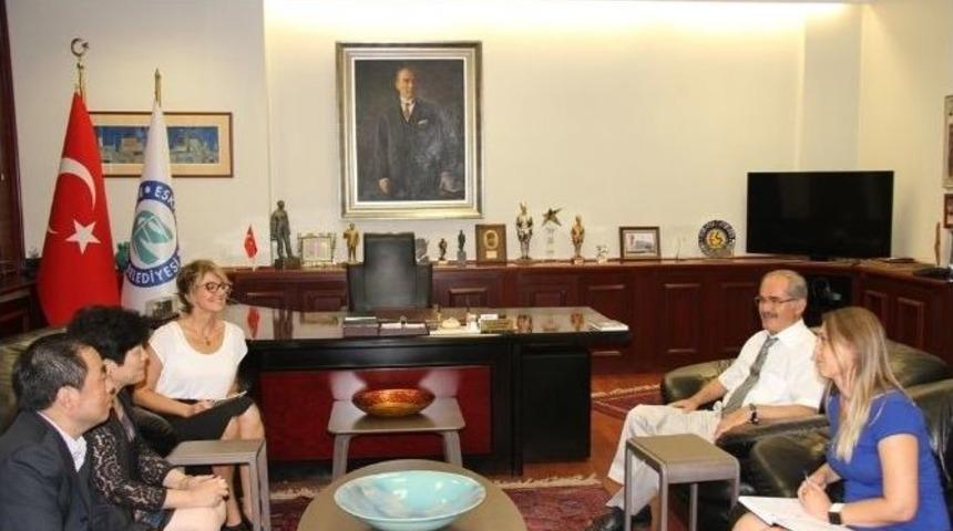 Kardeş Şehir Changzhou Delegasyonundan B&uuml;y&uuml;kerşen&rsquo;e Ziyaret