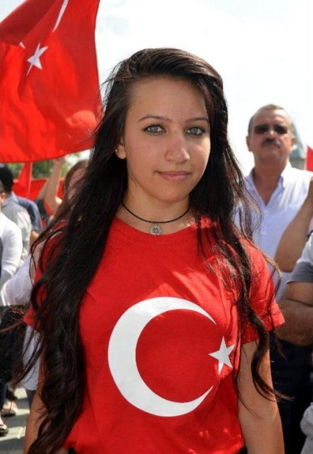 Şehit Ailelerinden  ter&ouml;re Lanet, Birliğe Davet  Mitingi (2) 1