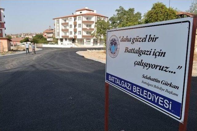 Şimşek Sokak Asfalta Kavuştu