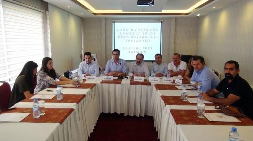 Doğu Ve G&uuml;neydoğu B&ouml;lge Baroları Batman&rsquo;da Toplandı