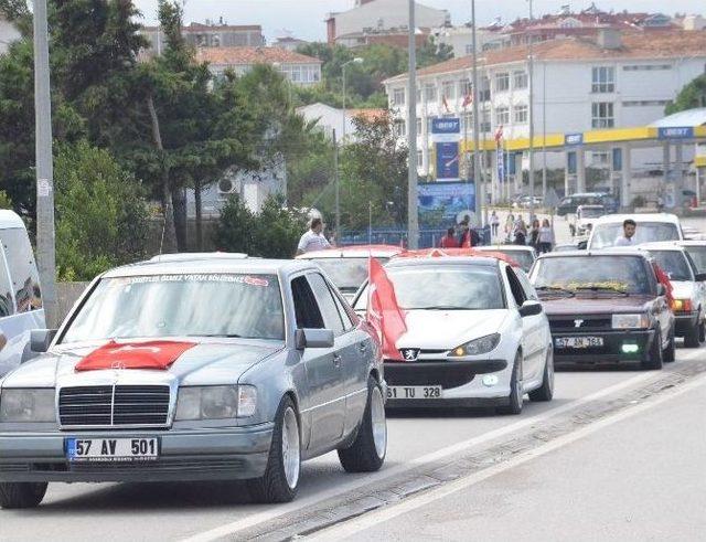 Sinop Şehitler İ&ccedil;in Sokağa D&ouml;k&uuml;ld&uuml; 1