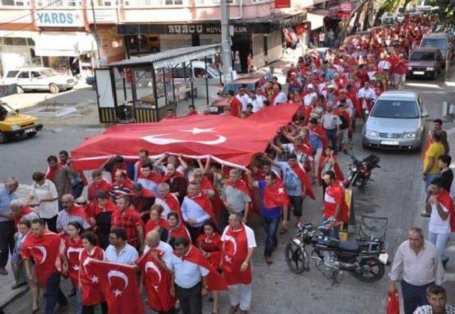 Buldan'da Teröre Sessiz Protesto