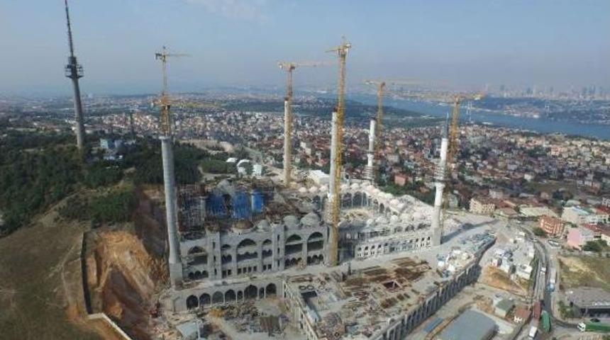 &Ccedil;amlıca Camisi'nde Dev Kubbenin Yapımına Başlandı