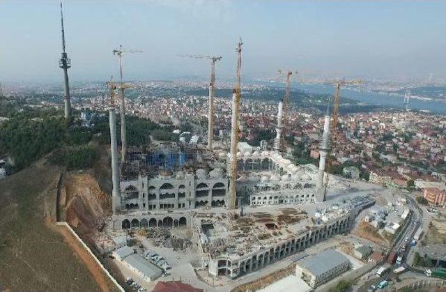 Çamlıca Camisi'nde Dev Kubbenin Yapımına Başlandı