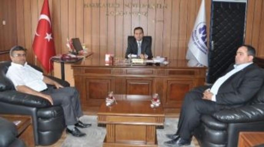 Başkan Ko&ccedil;ak Ve Akt&uuml;rk&rsquo;ten Defterdara Ziyaret