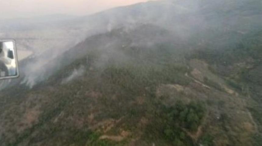 Kazdağı Yangını Havadan B&ouml;yle G&ouml;r&uuml;nt&uuml;lendi