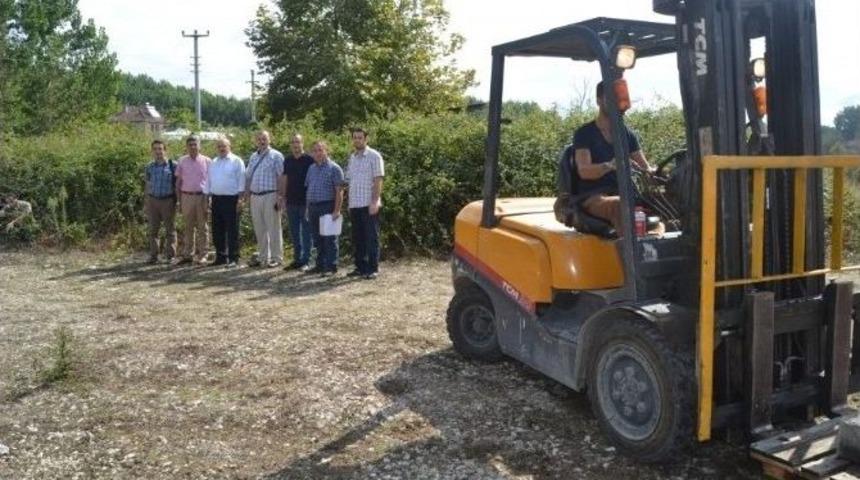 İş Makinesi Kullanım Belgesini Aldılar