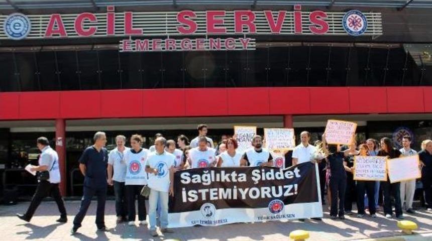 Hastanede Hemşireye Enjekt&ouml;rl&uuml; Saldırıya Tepki