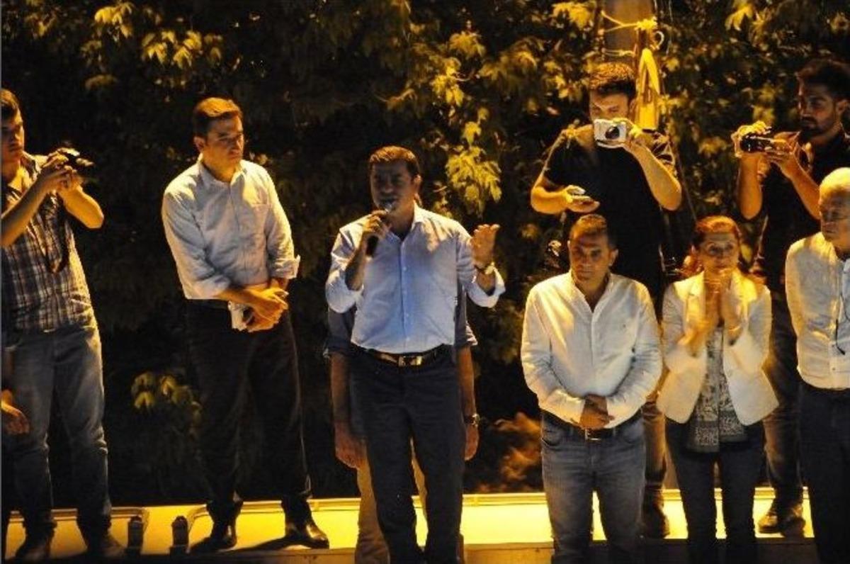 Hdp Eş Genel Başkanı Demirtaş Doğubayazıt&rsquo;ta