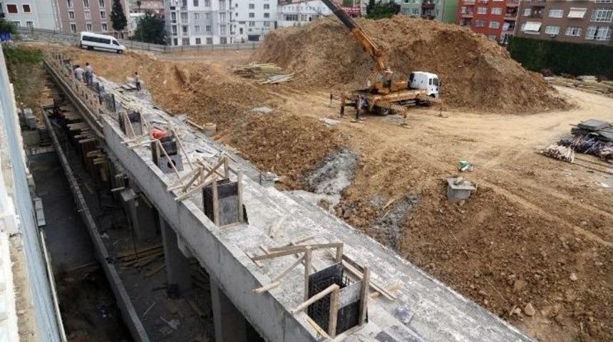 G&uuml;lsuyu Stadı Hızla Y&uuml;kseliyor