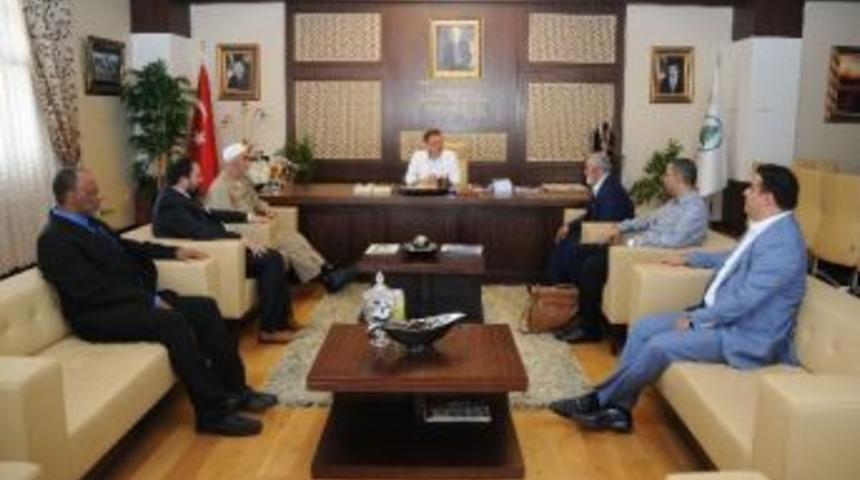 Raid Salah, Başkan Çetin’i Ziyaret Etti