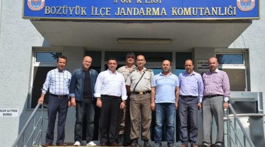 Başkan Bakıcı&rsquo;dan Jandarma Komutanı Can&rsquo;a Ziyaret