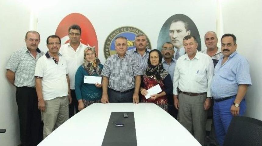 Sosyete Pazarı Yangını Mağdurlarına 20 Bin Tl Yardım