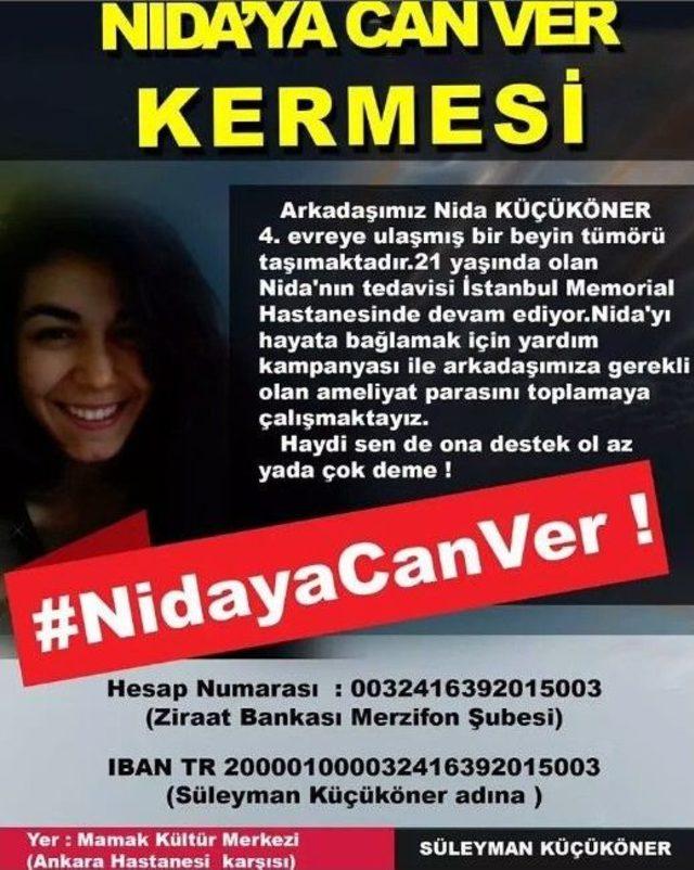 Mamak Dayanışma Merkezi’nden Nida’ya Destek