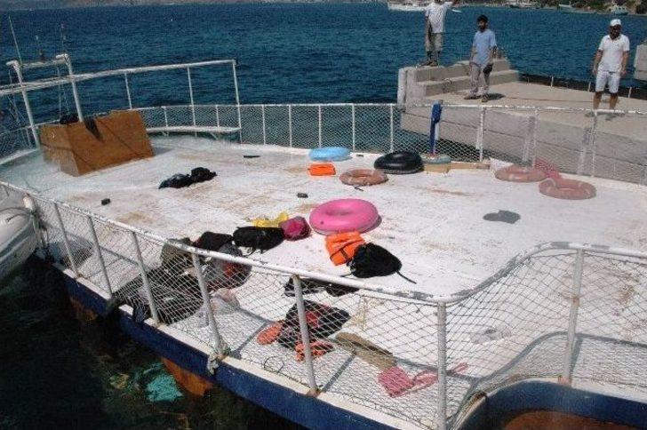 22 Kişiye Mezar Olan Tur Teknesi İskeleye Çekildi G4