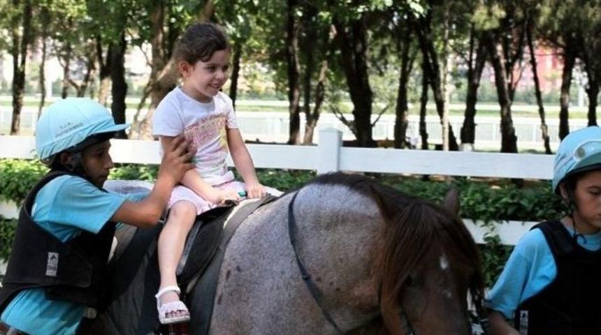 Engelli &Ccedil;ocuklara At &Uuml;st&uuml;nde Terapi Hizmeti