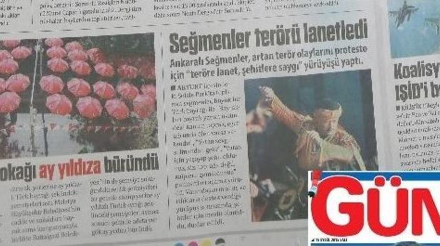 Ay Yıldızlı Şemsiye Sokak, Ulusal Basında G&uuml;ndem Oldu