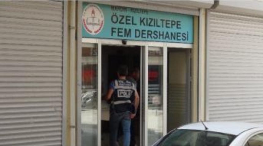Kızıltepe&rsquo;de Dershanelerde Arama