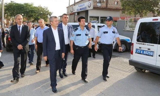 Tahmazoğlu’ndan Saldırıya Uğrayan Polislere Ziyaret