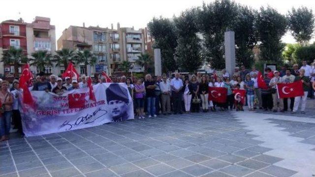 Çanakkale'de Teröre Tepki Ve Birlik Yürüyüşü