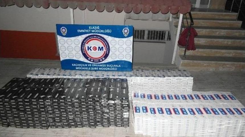 Elazığ&rsquo;da G&uuml;mr&uuml;k Ka&ccedil;ağı 11 Bin 690 Paket Sigara Ele Ge&ccedil;irildi