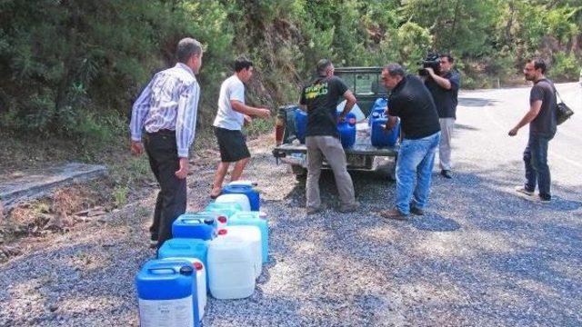 Orman Yangınlarına Müdahalede Kullanılacak Bidonlar Çalındı