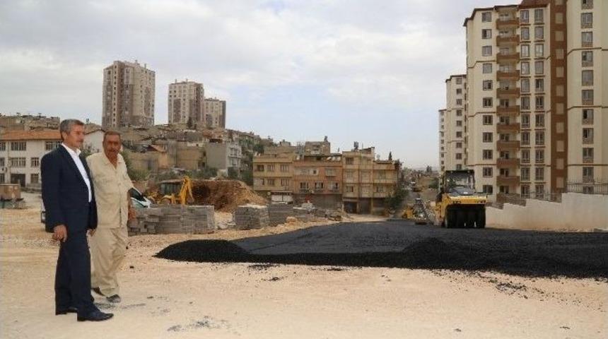 &Ccedil;amlıca Yolları Asfaltlanıyor