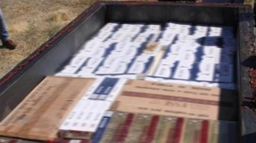 Erzincan&rsquo;da 28 Bin 540 Paket Ka&ccedil;ak Sigara Yakalandı