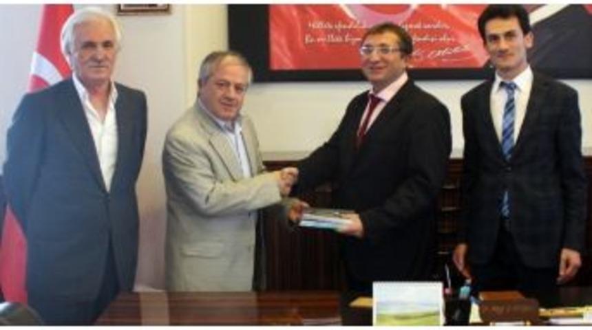 Tyb Erzurum Şubesi&rsquo;nden Yakutiye Kaymakamı Helvacı&rsquo;ya Hayırlı Olsun Ziyareti